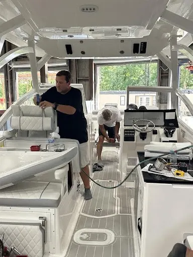 Freddy Renken Boat Show Prep