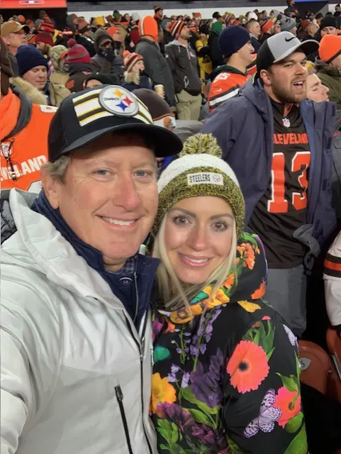 Freddy Renken at Browns vs Steelers Game Freddy Renken at Browns vs Steelers Game